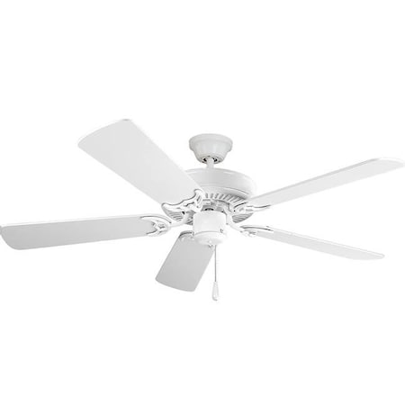 Maxim Lighting Maxim Lighting 89905MW Basic-Max 52" Ceiling Fan White/Light Oak Blades - Matte White 89905MW